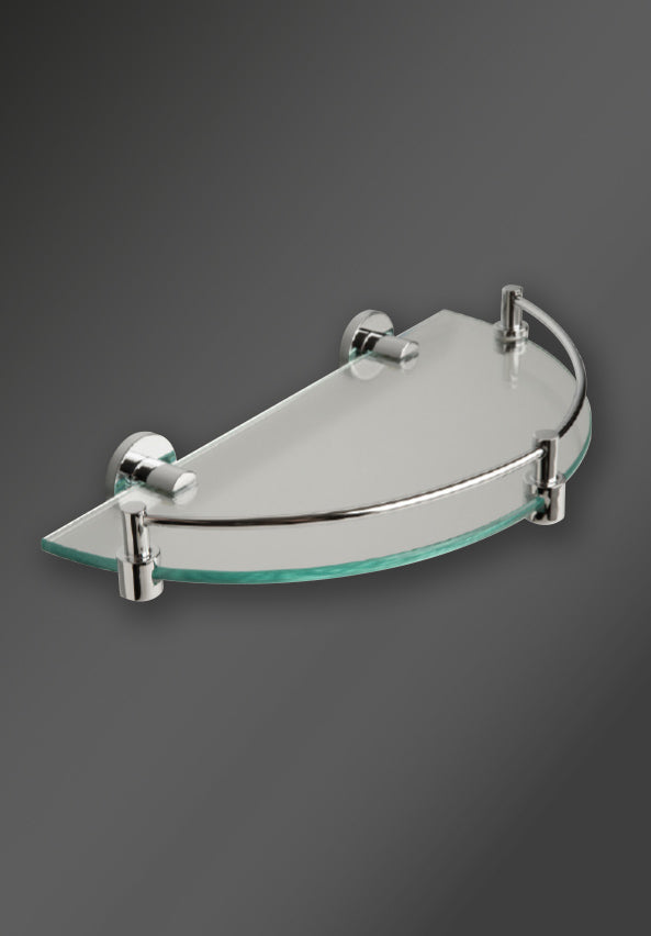 CLOAKROOM SHELF INC CHROME BRACKETS