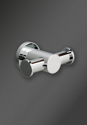 MONTANA DOUBLE ROBE HOOK CHROME