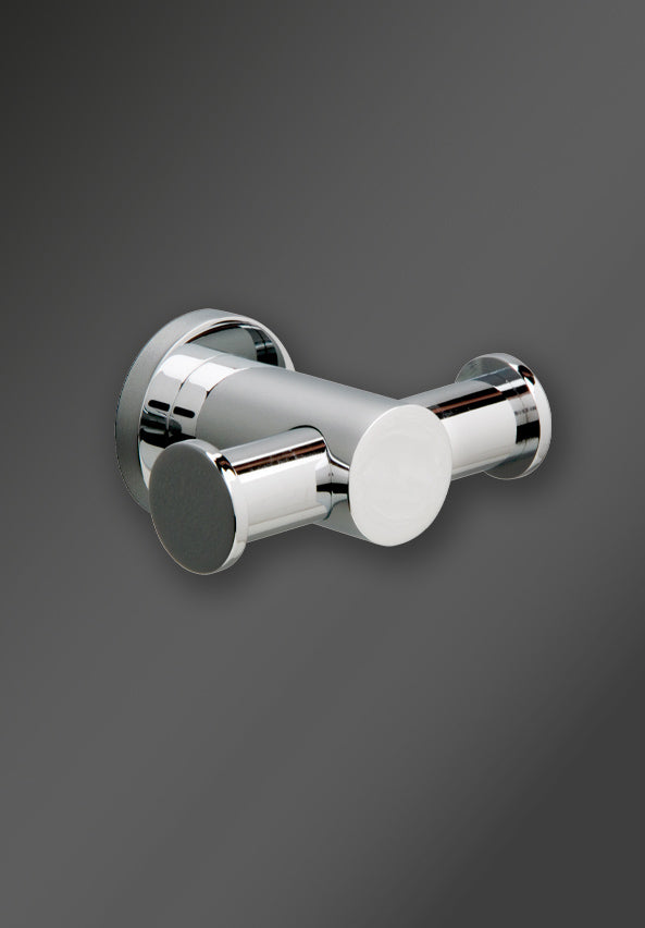 MONTANA DOUBLE ROBE HOOK CHROME
