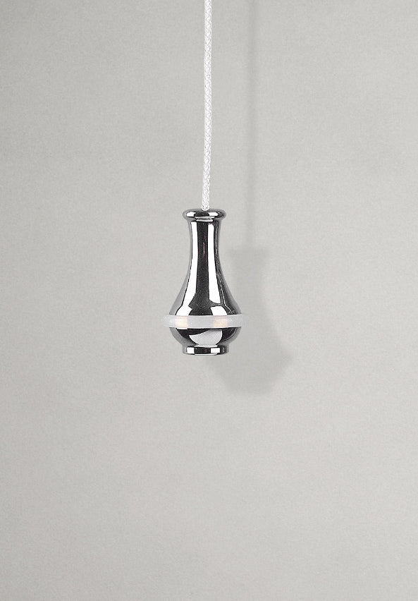LIGHT PULL ACORN CHROME