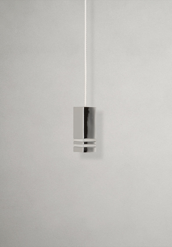 LIGHT PULL SQUARE SMALL CHROME