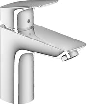 Logis Single lever basin mixer 100 with push-open waste