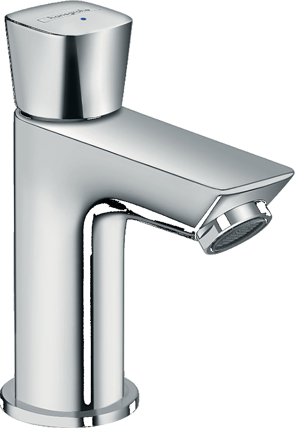 Logis Pillar tap 80 for cold water or pre-adjusted water without waste
