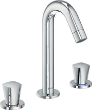 Logis 3-hole basin mixer 150 with pop-up waste