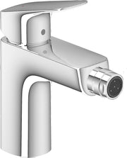 Logis Single lever bidet mixer 100 with pop-up waste