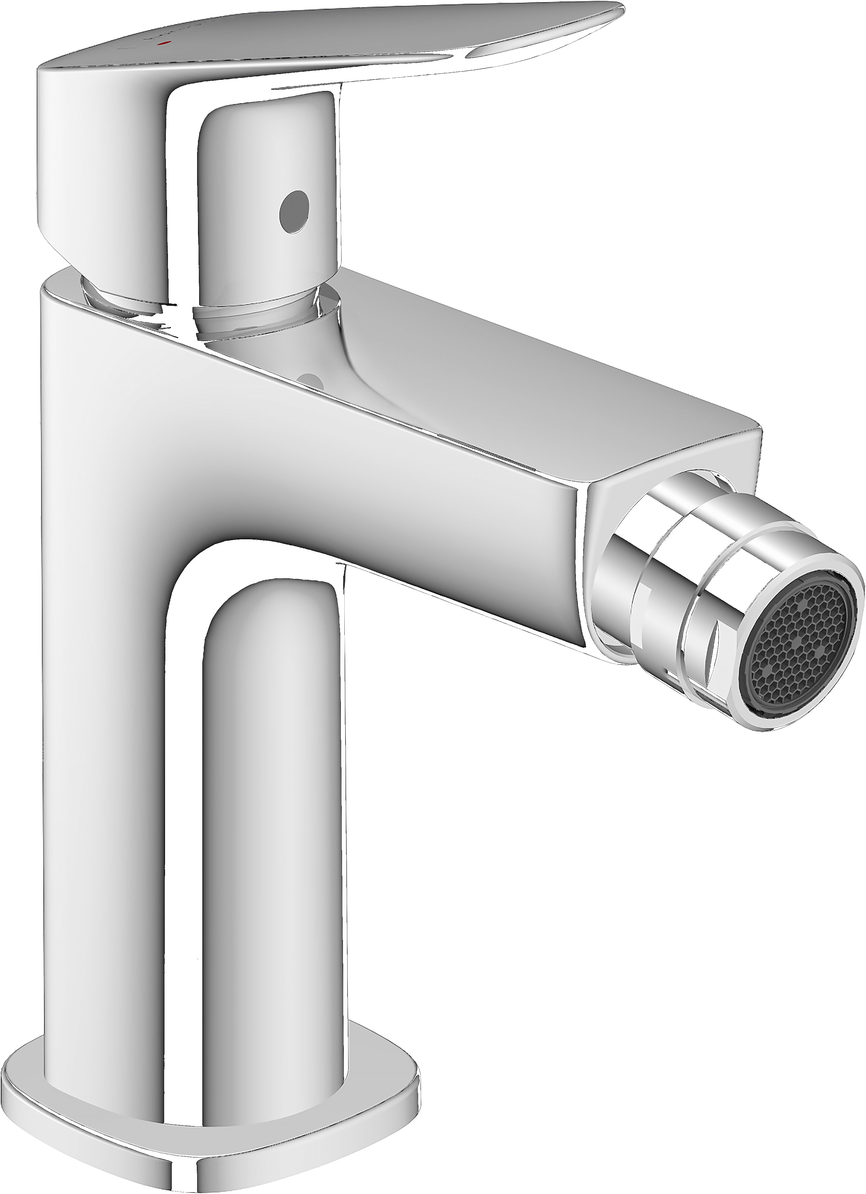 Logis Single lever bidet mixer 110 Fine with pop-up waste set