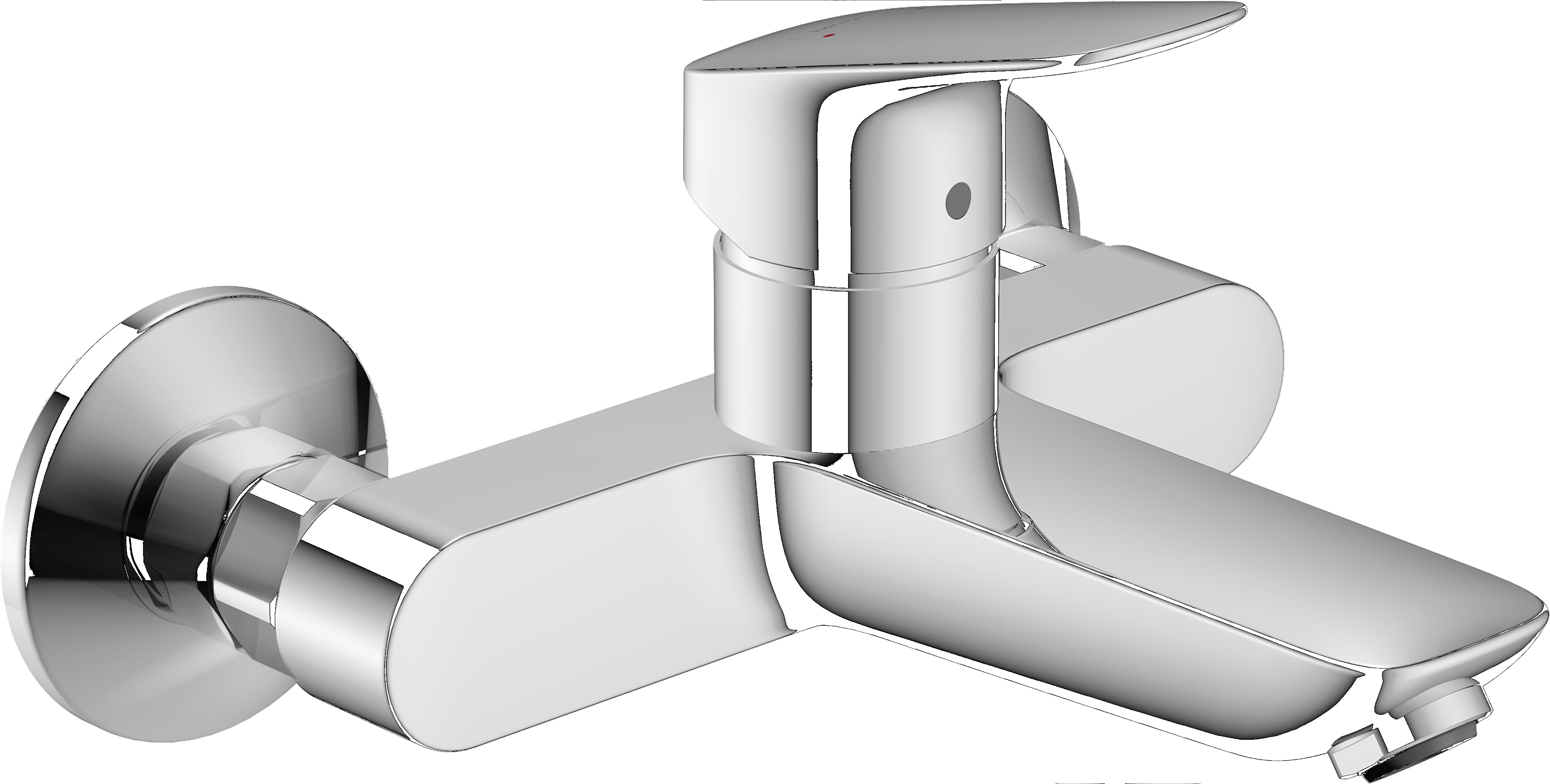 Logis Single lever basin mixer for exposed installation