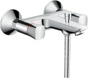 Logis 2-handle manual bath mixer for exposed installation