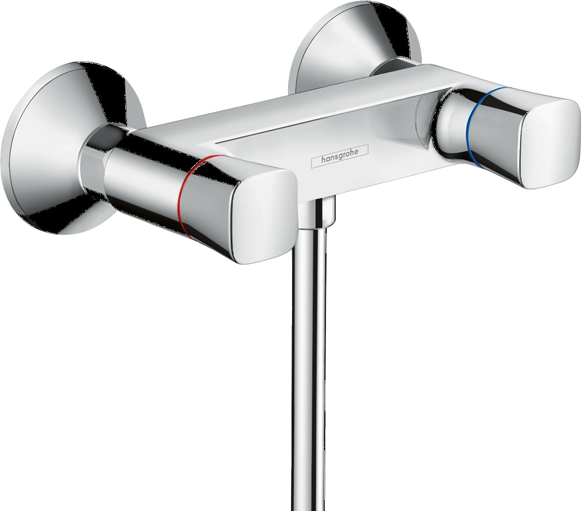 Logis 2-handle manual shower mixer for exposed installation