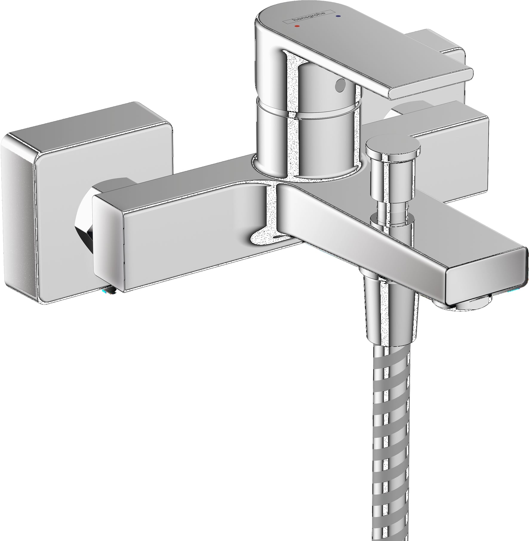 Vernis Shape Single lever bath mixer for exposed installation