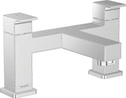 Vernis Shape 2-hole rim mounted bath mixer
