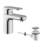 Vernis Blend Single lever basin mixer 70 with pop-up waste set