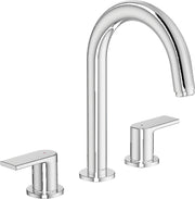 Vernis Shape 3-hole basin mixer with pop-up waste set