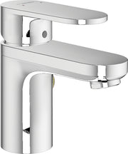Vernis Blend Single lever basin mixer 70 with isolated water conduction and pop-up waste set