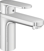 Vernis Blend Single lever basin mixer 100 with isolated water conduction and pop-up waste set