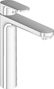 Vernis Blend Single lever basin mixer 190 with isolated water conduction and pop-up waste set