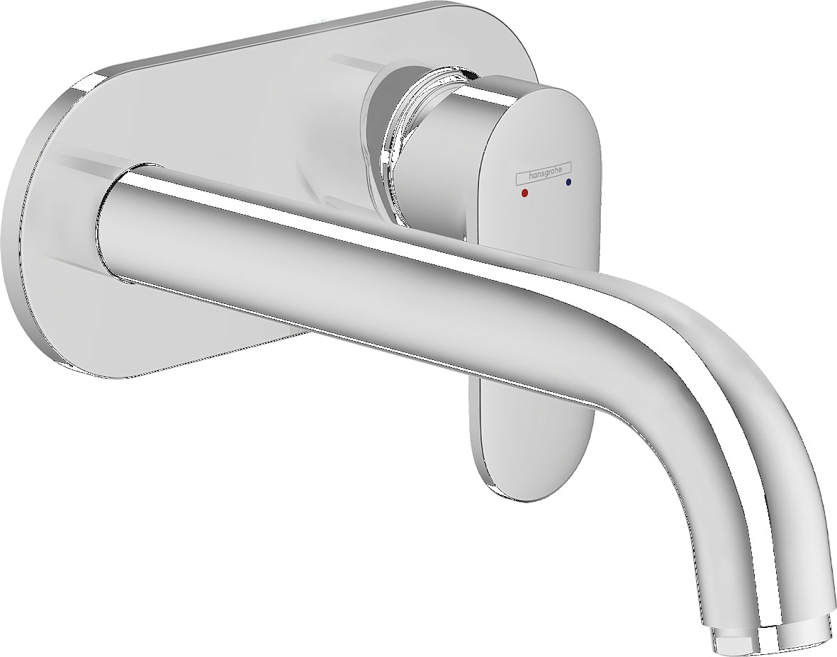 Vernis Blend Single lever basin mixer for concealed installation wall-mounted with spout 20,7 cm