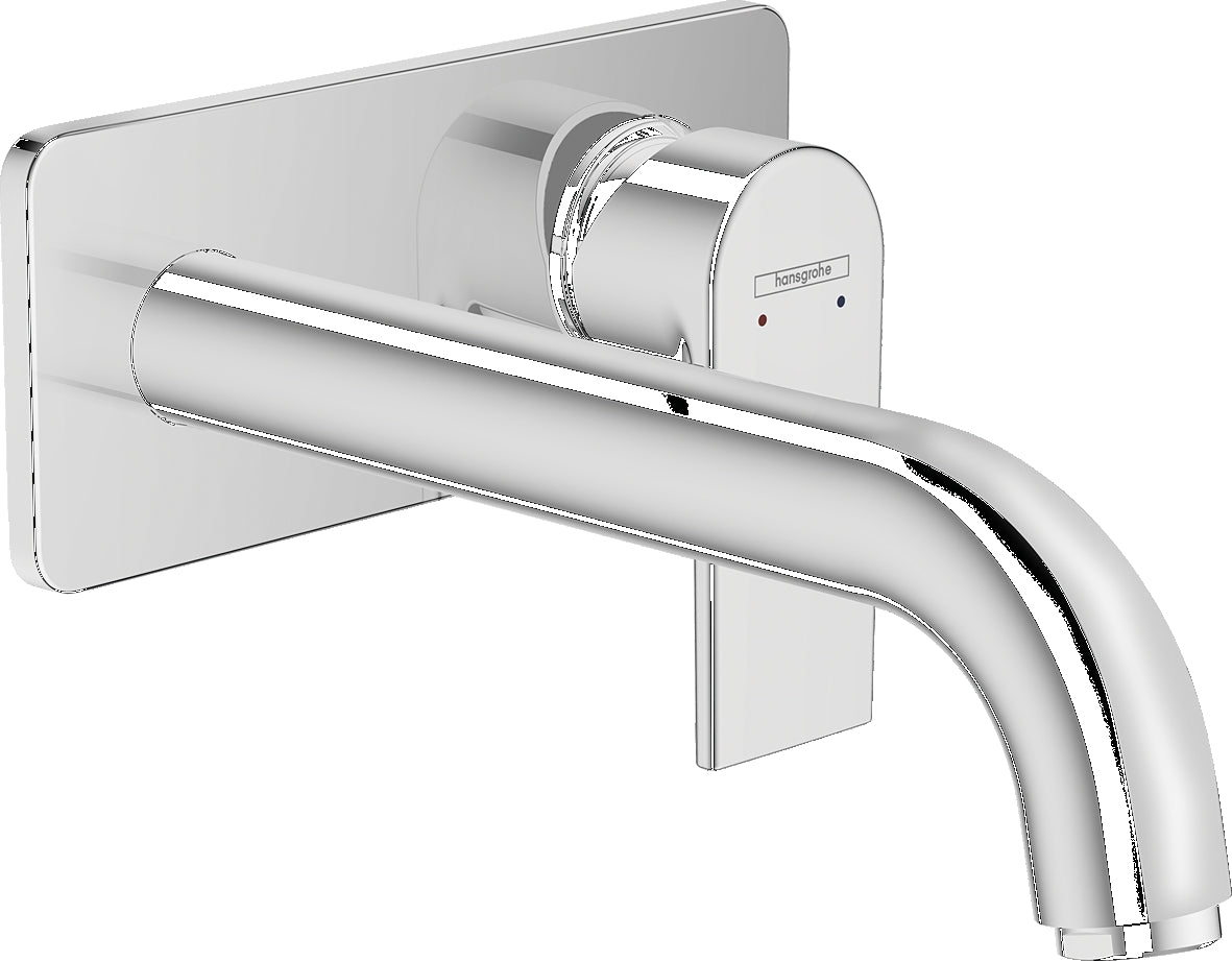 Vernis Shape Single lever basin mixer for concealed installation wall-mounted with spout 20,7 cm