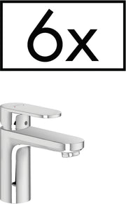 Vernis Blend Single lever basin mixer 100 with pop-up waste set project pack (6 pcs.)