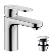 Vernis Blend Single lever basin mixer 100 CoolStart with push-open waste set