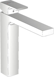 Vernis Shape Single lever basin mixer 190 with metal pop-up waste set
