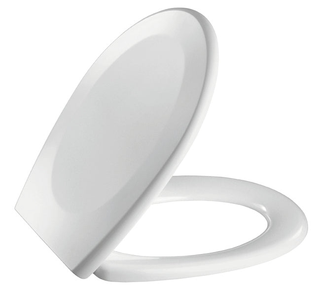 Toilet seat Pressalit 716 w/cover White Fixed hinge, bottom mounted