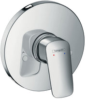 Logis Single lever manual shower mixer round for concealed installation