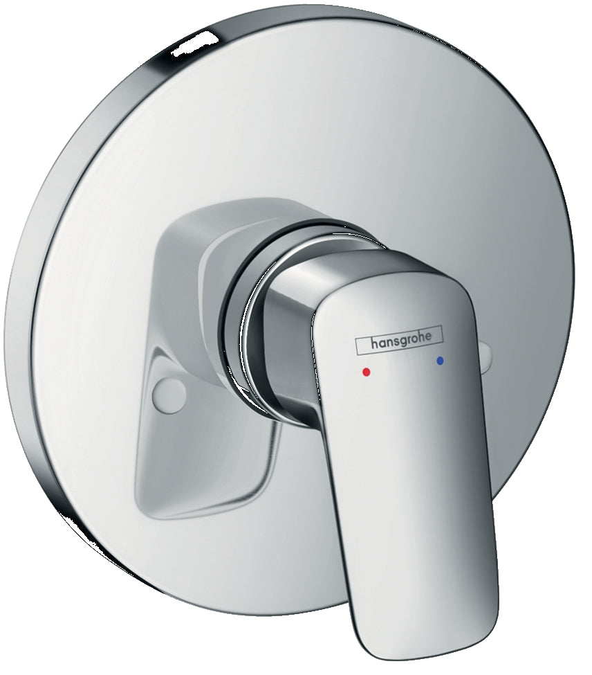 Logis Single lever manual shower mixer round for concealed installation