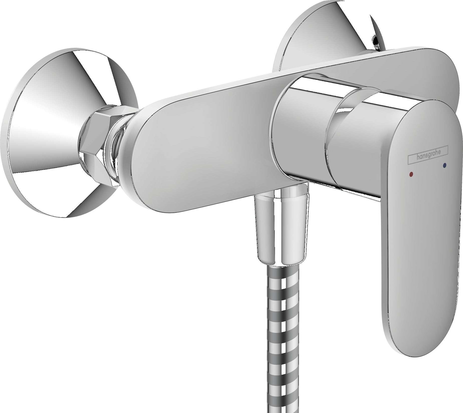 Vernis Blend Single lever shower mixer for exposed installation with 2 flow rates
