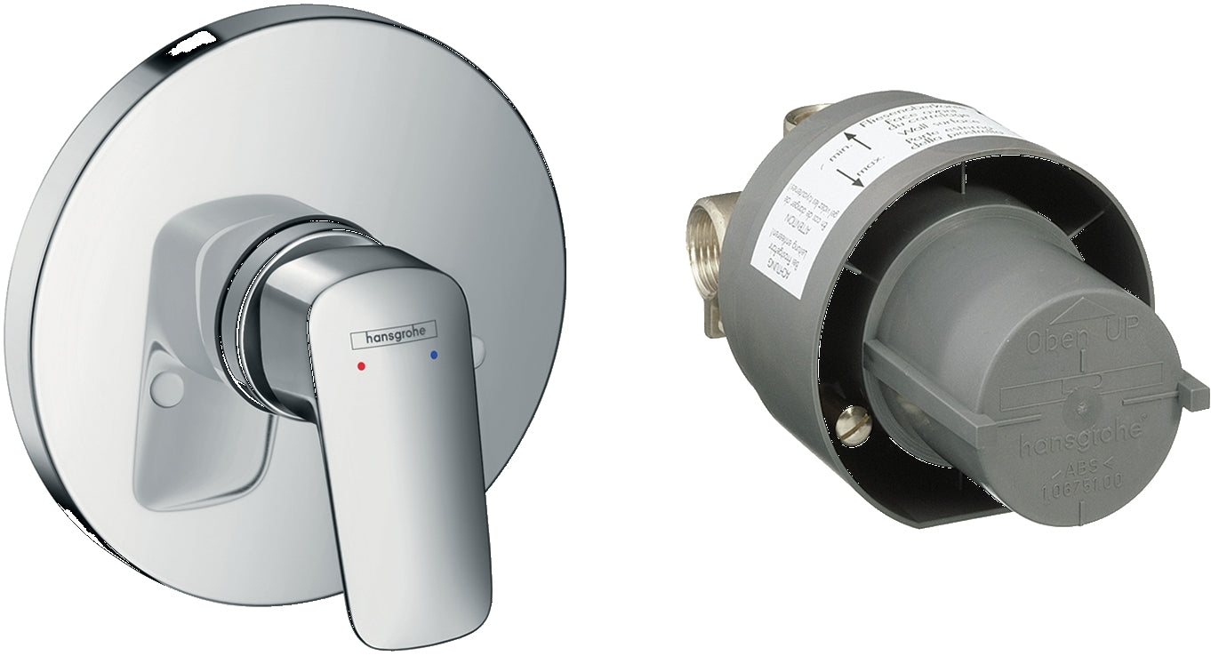 Logis Manual shower mixer set for concealed installation