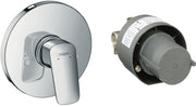 Logis Manual shower mixer set for concealed installation