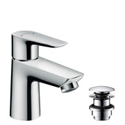 Talis E Single lever basin mixer 80 with push-open waste