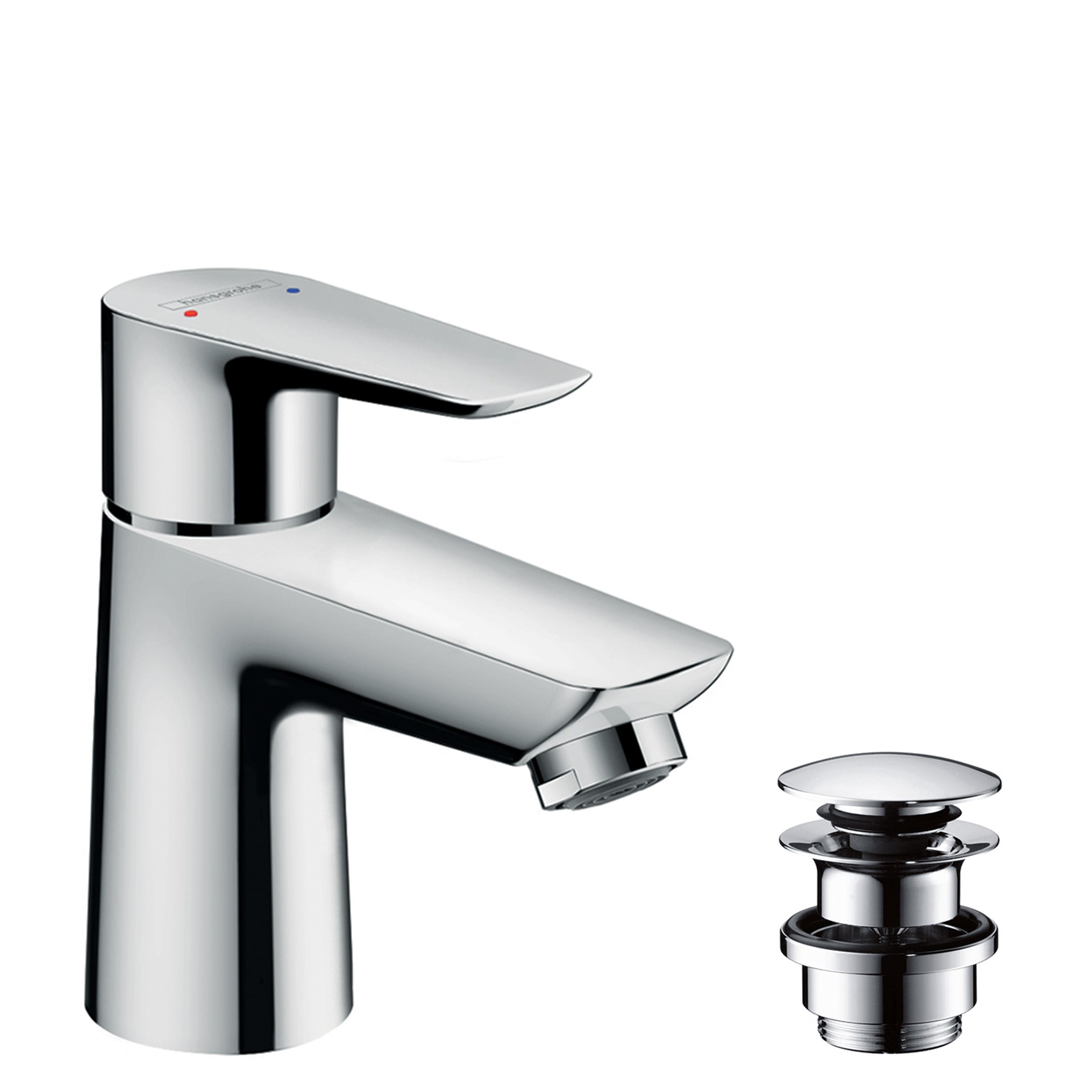 Talis E Single lever basin mixer 80 with push-open waste