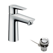 Talis E Single lever basin mixer 110 with pop-up waste