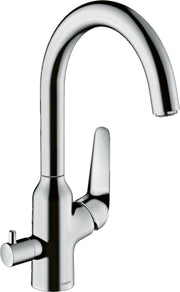 Focus M42 Single lever kitchen mixer 220 with shut-off valve for additional appliance, single spray mode