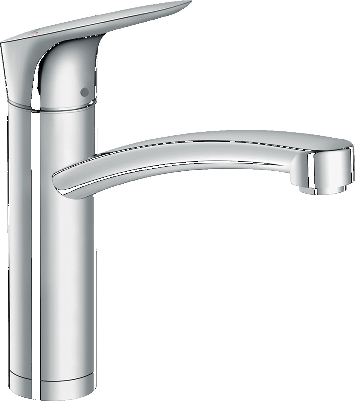 Logis M31 Single lever kitchen mixer 160 with collapsible body, single spray mode