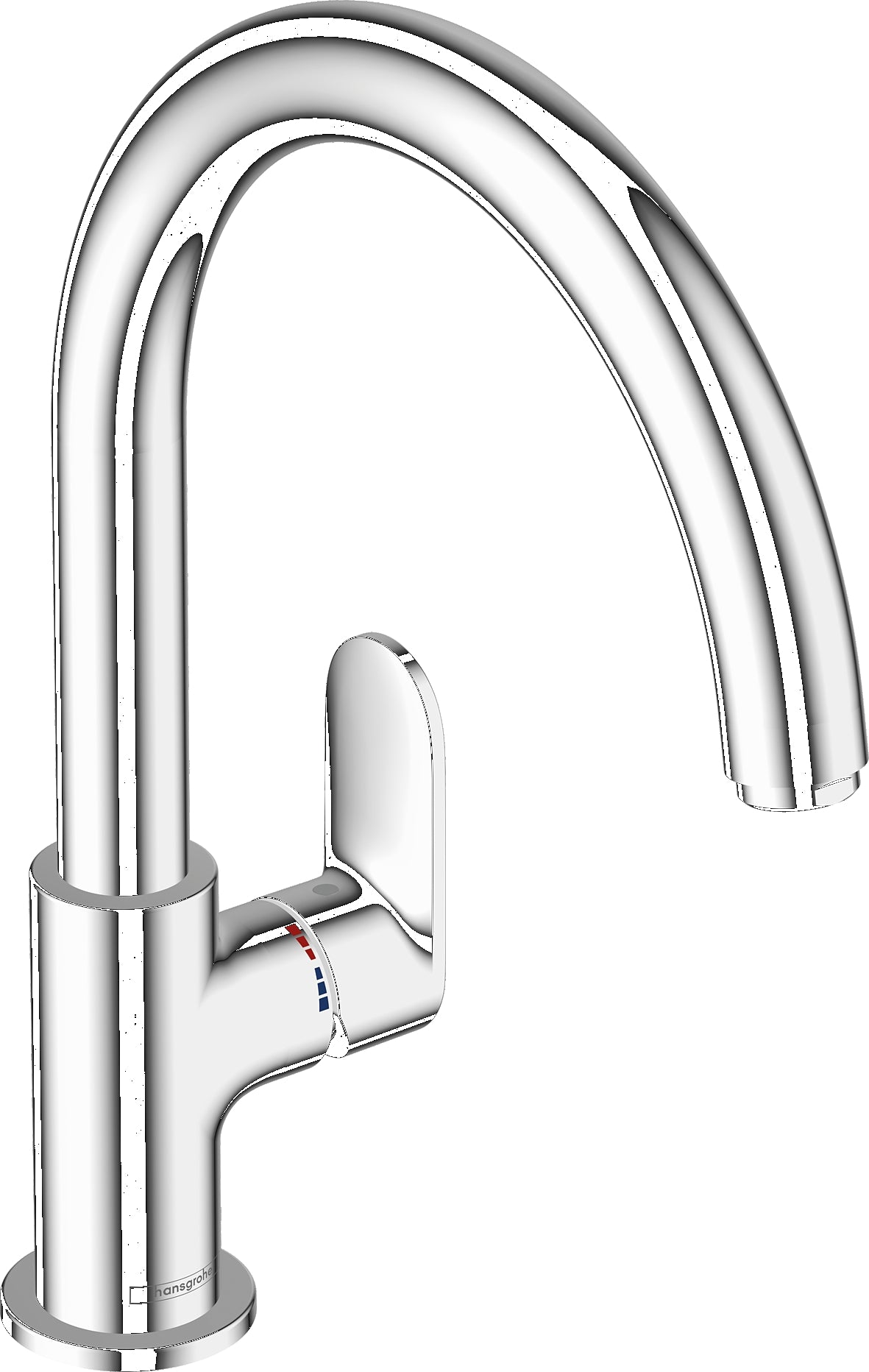 Vernis Blend M35 Single lever kitchen mixer 210 with swivel spout