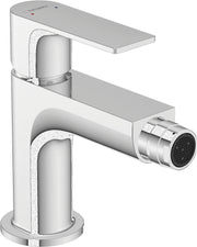 Rebris E Single lever bidet mixer with pop-up waste set