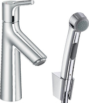 Talis S Single lever basin mixer with bidet spray and shower hose 160 cm
