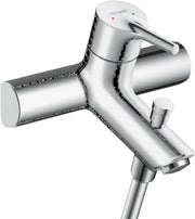 Talis S Single lever manual bath mixer for exposed installation with centre distance 15.3 cm