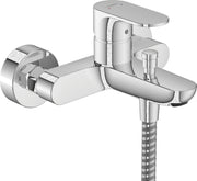 Rebris S Single lever bath mixer for exposed installation