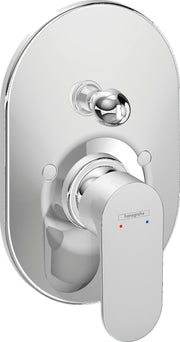 Rebris S Single lever bath mixer for concealed installation