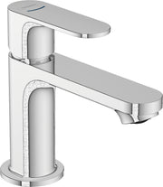 Rebris S Pillar tap 80 with lever handle for cold water or pre-adjusted water without waste set