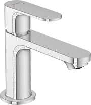 Rebris S Single lever basin mixer 80 with pop-up waste set