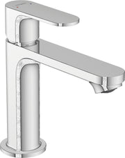 Rebris S Single lever basin mixer 110 with pop-up waste set