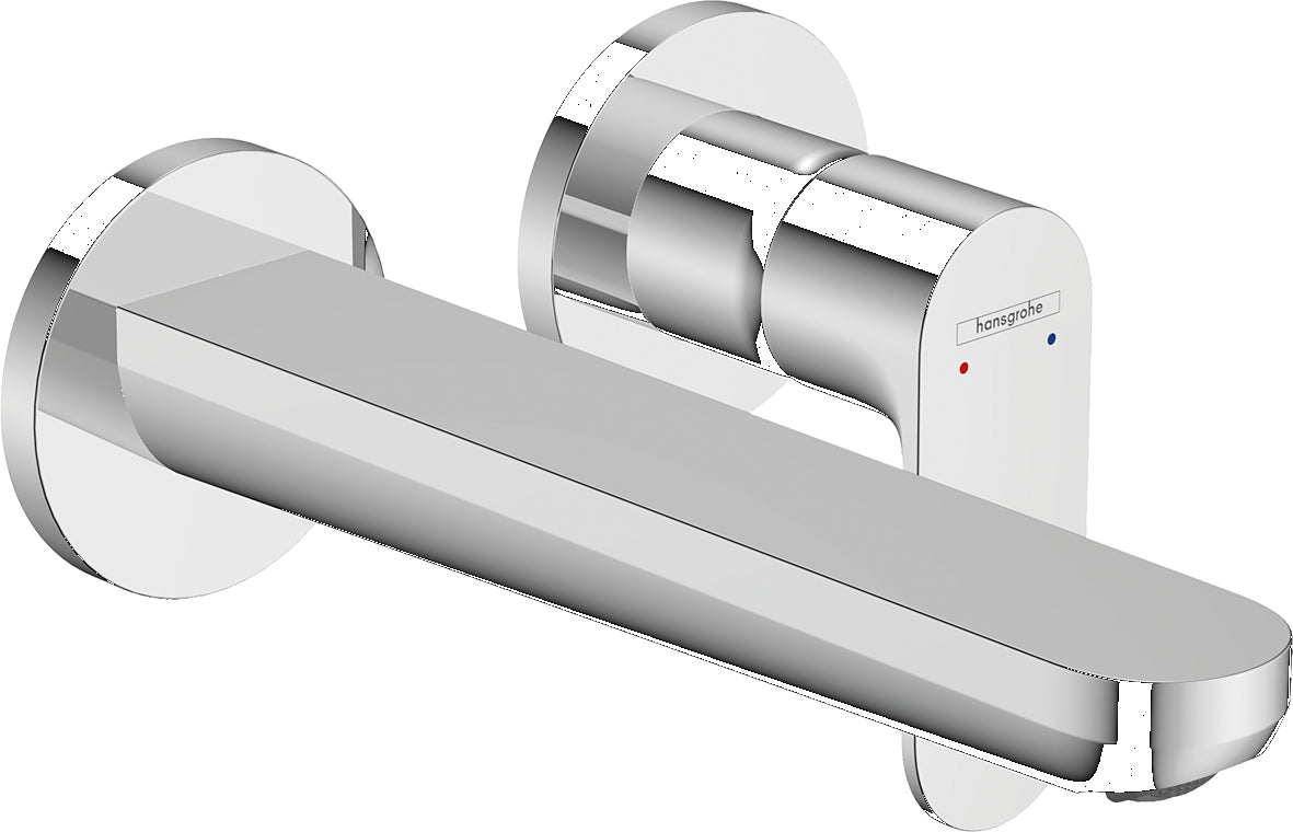 Rebris S Single lever basin mixer for concealed installation wall-mounted with spout 20 cm