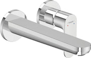 Rebris S Single lever basin mixer for concealed installation wall-mounted with spout 20 cm