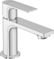Rebris E Single lever basin mixer 80 with pop-up waste set