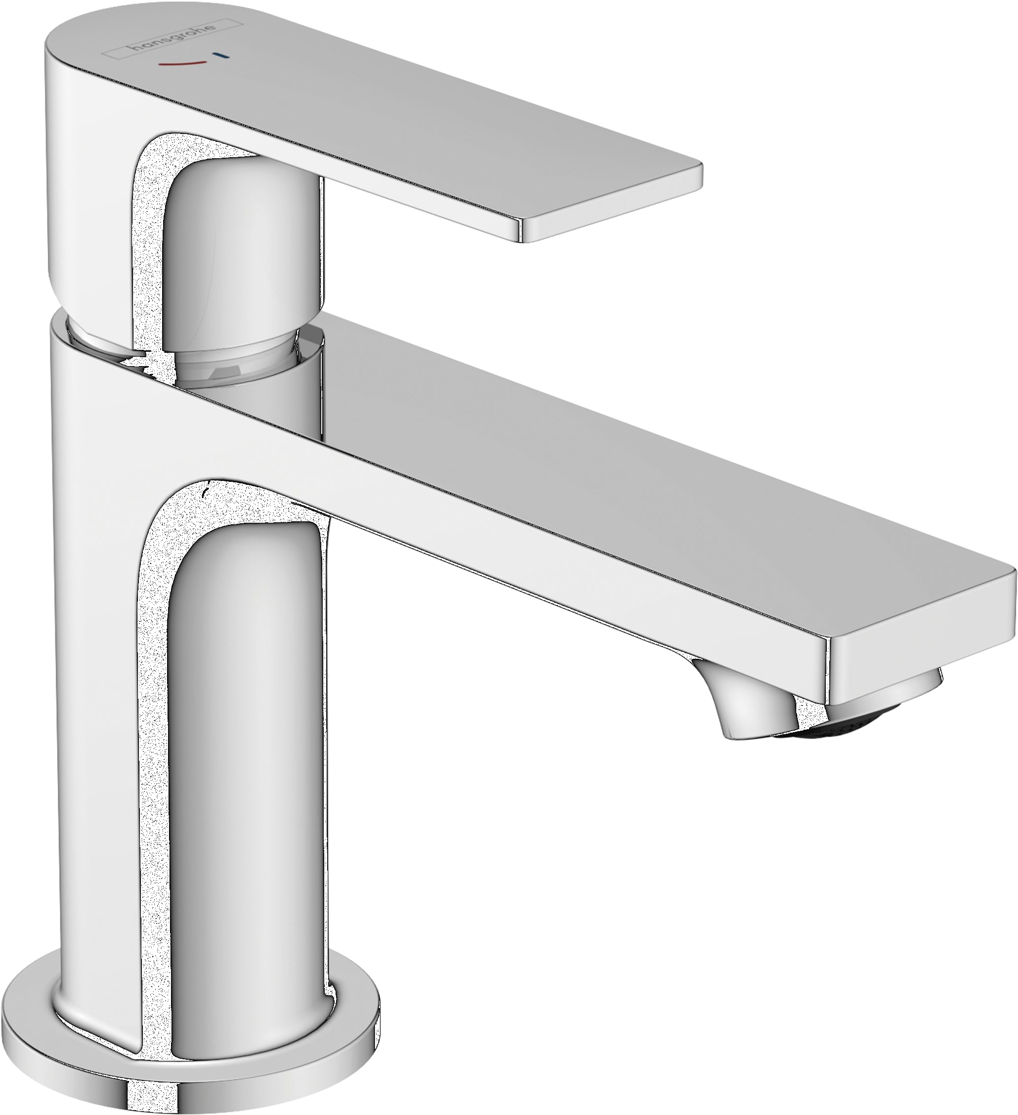 Rebris E Single lever basin mixer 80 CoolStart without waste set