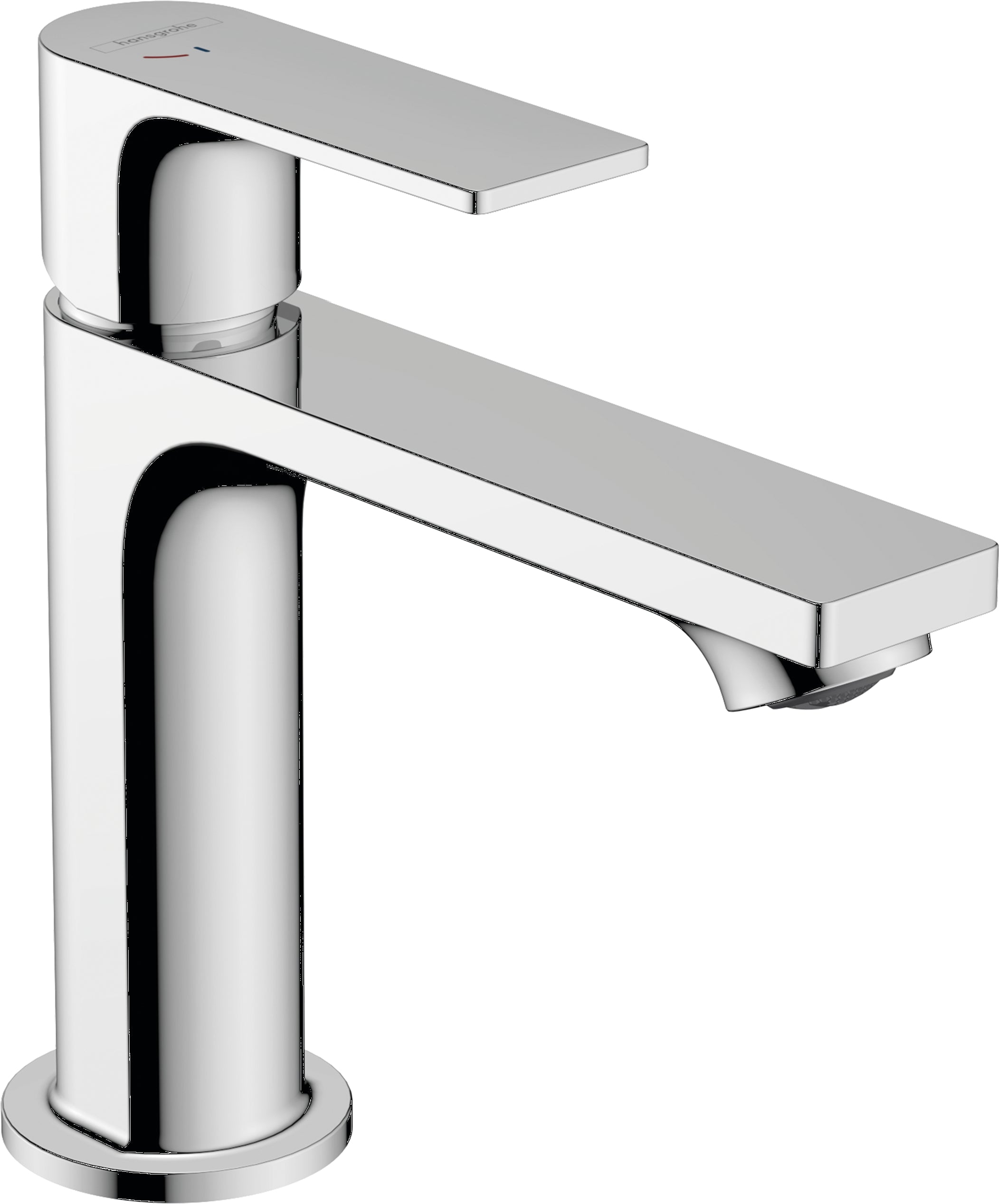 Rebris E Single lever basin mixer 110 CoolStart with pop-up waste set
